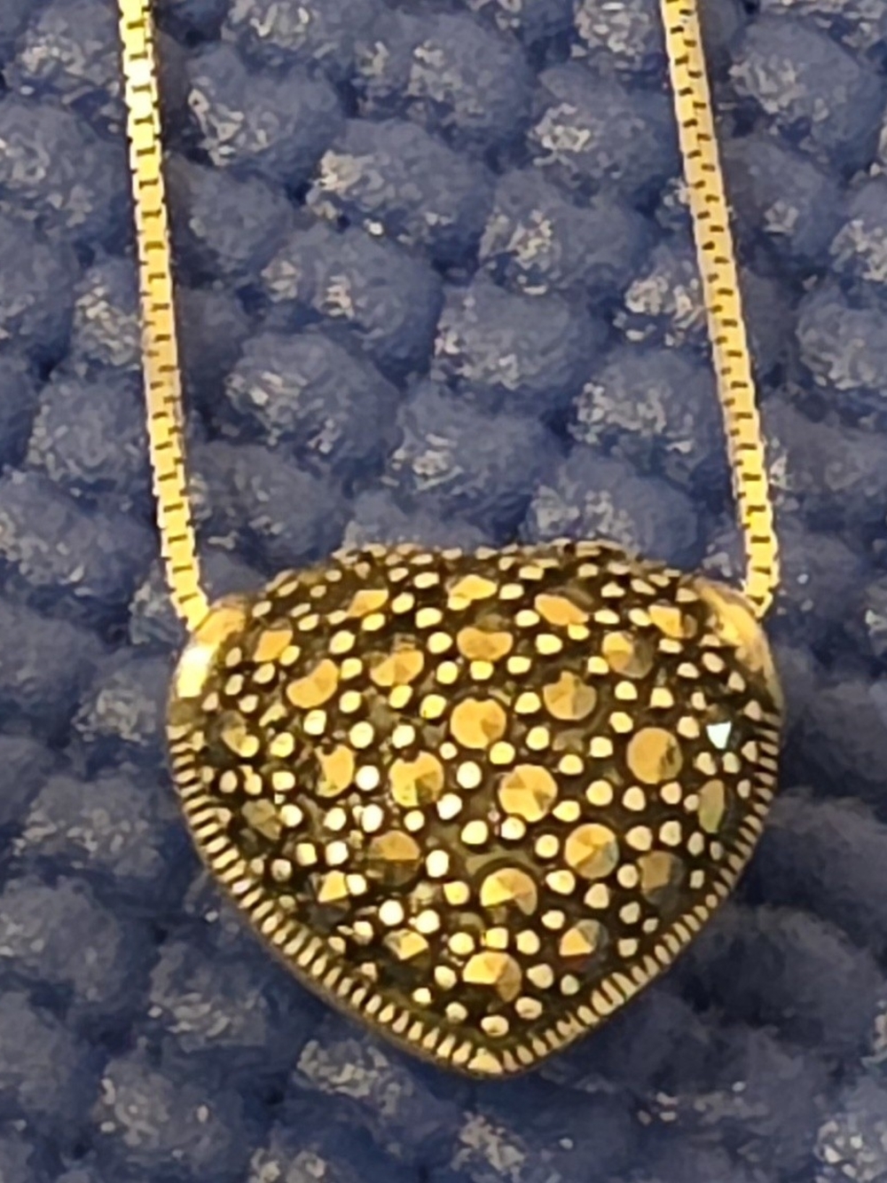 Sterling Silver and Marcasite 18" Necklace